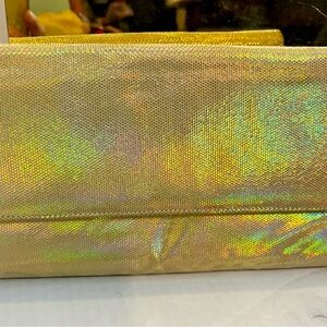 Holographic Gold Clutch
